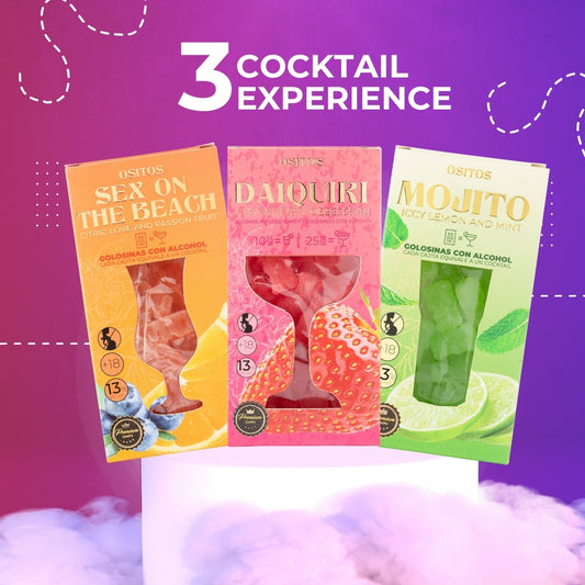 🍸 EETBARE COCKTAIL ERVARING 🤩 3 stuks - €6,32 per stuk - Probeer ze allemaal